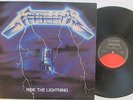 METALLICA ride the lightning LP MASTERDISK EXC/NM play graded 1984 thrash vinyl