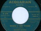 GOLDEN CHORDS When I Get Back Home BLACK GOSPEL 45 on ACQUARIAN