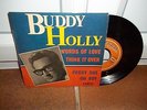 RARE BUDDY HOLLY words of love peggy sue CORAL EP 45T 1957 FRENCH