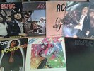 AC DC ALBUMS X 7 BACK IN BLACK DIRTY DEEDS HIGH VOLTAGE VG+/VG+