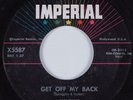 Rockabilly 45 JAY BLUE Get Off My Back IMPERIAL HEAR NM