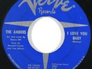 Northern Soul 45 AMBERS I Love You Baby/Now I'm In Trouble on Verve