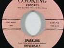 Soul Funk 45 UNIVERSALS Sparkling/For The Sake Of A Dollar on Cooking NM