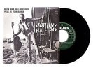 JOHNNY  HALLYDAY   JUKEBOX  2 TITRES  (ROCK AND ROOL MUSIQUE)  AVEC ENCART