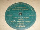 ASKIE AND LEMKIE Piccolo Two little birds 78 ZONOPHONE X-48007 Single Sided