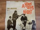 THE BEATLES LP JAPON '' A HARD DAY'S NIGHT '' VINYLE ROUGE OP 7123 ORIGINAL UNIQ