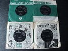 THE BEATLES:4x1965/6/67 PARLOPHONE 45s+COVERS.PAPERBACK WRITER/HELLO GOODBYE etc