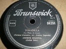 ANDRES SEGOVIA Guitar Solo Tonadilla / Torre Bermej 78 Brunswick 04394