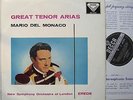 Mario del MONACO / Great tenor arias (Verdi, Puccini...) - Decca SXL 2122 WBG