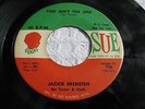 JACKIE BRENSTEN TROUBLE UP THE ROAD/YOU AIN'T THE ONE SUE 736,Soul  (NM-) 45