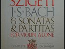 Szigeti: Bach Sonatas & Partitas for Solo Violin - Vanguard BG 627/9 (3LP box)