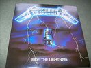 Metallica - Ride The Lightning LP first press UK 1984 Music For Nations MFN 27