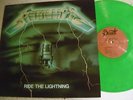 METALLICA -RIDE THE LIGHTNING- VERY HARD TO FIND LTD GREEN COVER AND GREEN VINYL