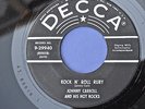 JOHNNY CARROLL 45 Rock n Roll Ruby DECCA 29940  ORIGINAL 1956 Rockabilly VG+