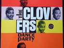 CLOVERS DANCE PARTY-WHITE BULLSEYE FAN LABEL-NEAR MINT ORIGINAL 1960. DOO WOP