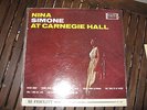 Nina Simone  At Carnegie Hall 1963 Mono Colpix CP 455 super rare lp vinyl jazz