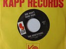 THE HESITATIONS: She Won't Come Back KAPP rare 45 NORTHERN SOUL hear it