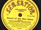 78-BLUES/JAZZ-TODD RHODES-BLUE SENSATION/DANCE OF THE RED SKINS on SENSATION-