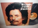 JEAN FERRAT - 10 Grandes Exitos de Jean Ferrat LP 33T Biem 1969 Movieplay  RARE
