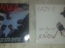 N.W.A Straight outta compton lp vinyl US PRESSING + Eazy E  / hip hop / rap RARE
