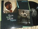 Double Jazz lp Ella Fitzgerald & Louis Armtstrong Again orig 1956 Verve Mono exc