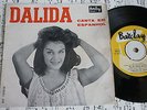 DALIDA CANTA EM ESPANHOL - RARE PORTUGAL 7/45 EP  BARCLAY
