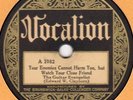 Vocalion 1082 Guitar Evangelist YOUR ENEMIES CANNOT HARM YOU great 1927 E--/E-