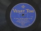 ANNETTE HANSHAW If I Had a Talking Picture of You VELVET TONE 2066 78 RPM / V+