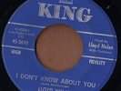 KING soul 45  LLOYD NOLAN - I Don't Know About You + Tusi Tusi Ou Wa Wee