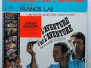 LP ORIGINAL BOF l'aventure c' est l'aventure Johnny HALLYDAY 1972 STICKER