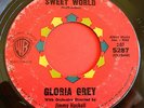 R&B Soul Popcorn 45 GLORIA GREY It's A Sweet World b/w Chapel Up WB 5287 Orig VG