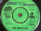 THE BEATLES, SINGLE FROM CHILE,1965,ODEON LABEL,NENA ERES TU/CADENAS,VG