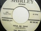 Rare Doo-Wop THE TREASURES Hold Me Tight PROMO 45 Phil Spector prod Beatles song