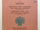 QUATUOR BARCHET, LANCELOT - MOZART quintets ERATO LDE 3109 orig LP EX+
