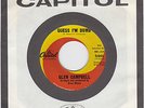 Rare Brian Wilson Surf Comp. 45 Glen Campbell ' Guess I'm Dumb' Capitol 1965