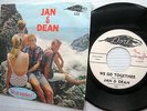 JAN & DEAN 45 rare Picture Sleeve WHITE LABEL PROMO Dore 555 we go together CC76