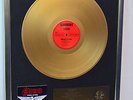 SAXON “Wheels Of Steel” LP ,  bild Platinum  Gold Record, kein Award frame