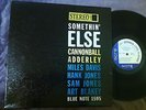 CANNONBALL ADDERLEY SOMETHIN ELSE BLUE NOTE 1595 LP NY Ear RVG STEREO Miles M-