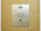 PIERRE FOURNIER - JS BACH 6 suites for cello solo ARCHIV 3xLPs box EX++/NM