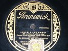 JAZZ 78 rpm RECORD Brunswick AL GOODMAN & ORCHESTRA My dream memory / Lovable...