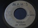 Lee Rogers   Troubles / Walk On By   Mah's   Detroit R&B northern soul 45 HEAR