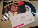 french original promo  single michael jackson thriller promo sheet message
