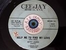 Betty James BLUES NORTHERN SOUL 45 I'm A Little Mixed Up on CEE JAY deadwax LW
