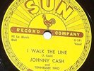 JOHNNY CASH I WALK THE LINE ORIGINAL SUN 10