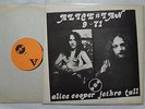RARE JETHRO TULL / ALICE COOPER ALICE 'n' TULL 9-71 Contra Band CBM release