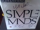 SIMPLE MINDS ALIVE & KICKING - AUTOGRAPHED