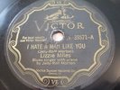 78 RPM RECORD VICTOR V-38571 LIZZIE MILES