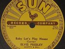 original 78 rpm SUN 217   ELVIS PRESLEY - LABEL ONLY  extremly rare UNIQUE