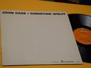 JOHN CAGE LP CHRISTIAN WOLFF ORIG USA TIME LABEL EX LAMIANTED COVER CONTEMPORARY