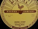 78 RPM  Warren Smith SUN 250 Ubangi Stomp  ROCKABILLY